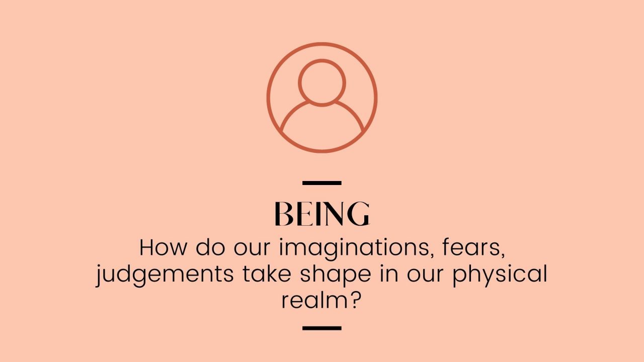 Prompt: How do our imaginations, fears, judgments take shape in our physical realm?